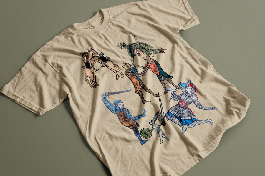 Batalla Medieval - Playera de manga corta