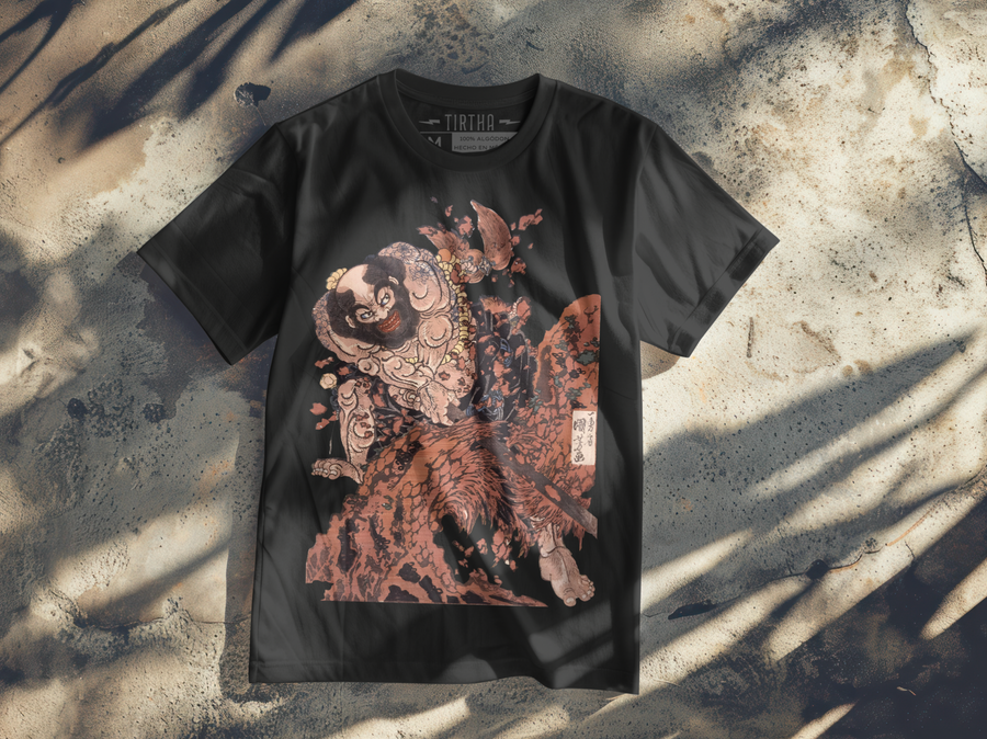 Ronin, Ukiyo-e - Playera de manga corta