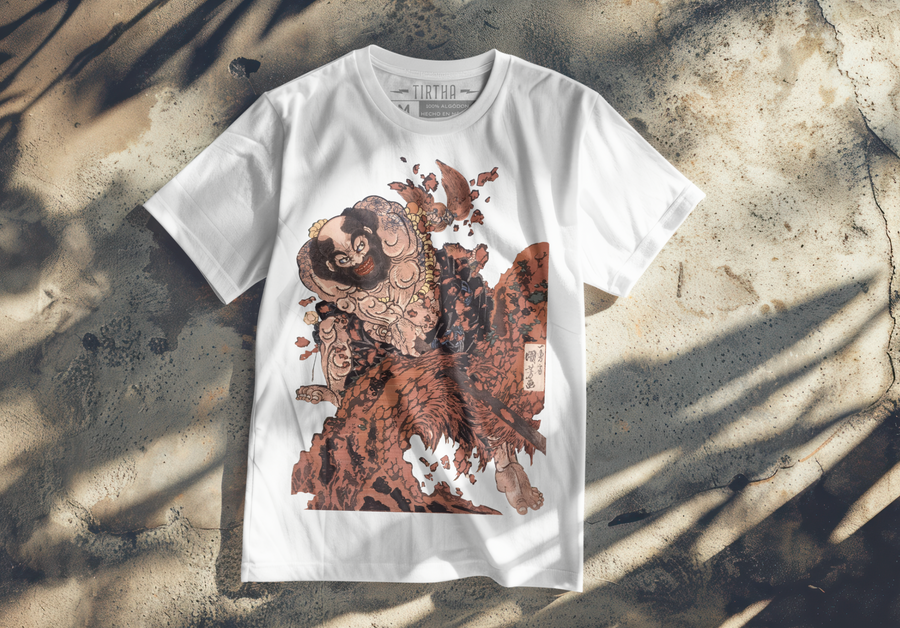 Ronin, Ukiyo-e - Playera de manga corta