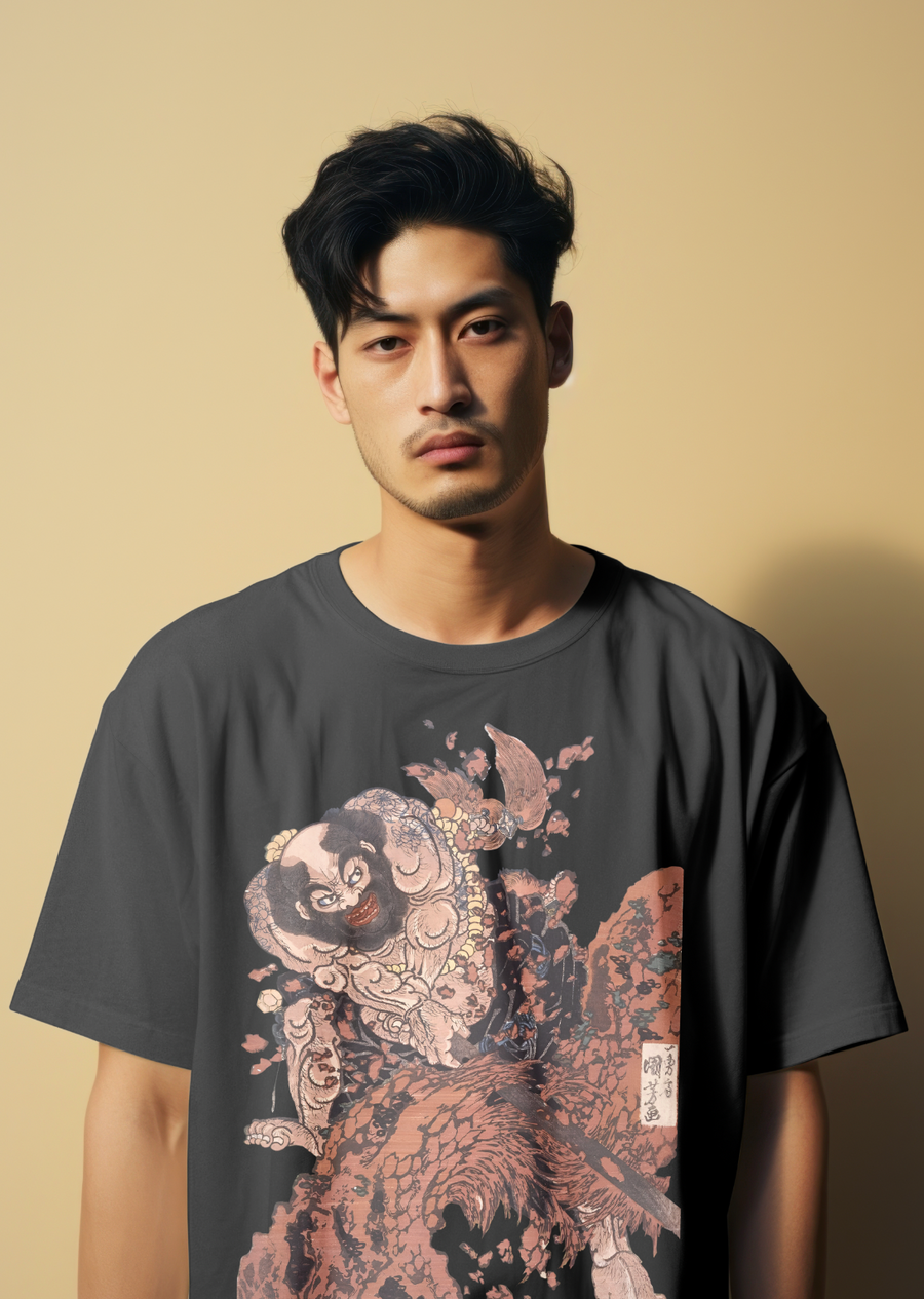 Ronin, Ukiyo-e - Playera de manga corta
