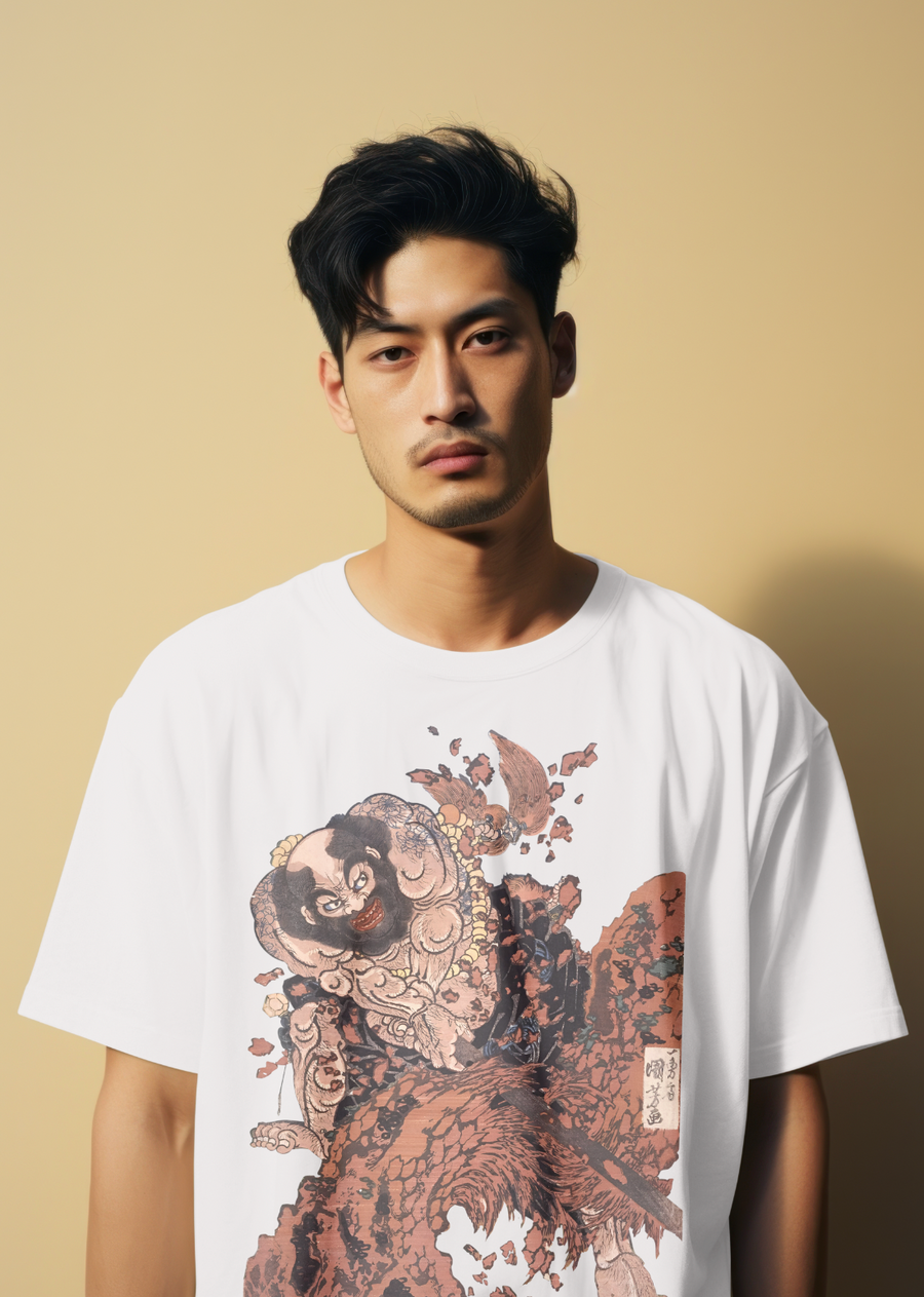 Ronin, Ukiyo-e - Playera de manga corta