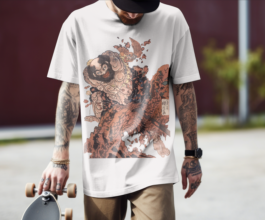 Ronin, Ukiyo-e - Playera de manga corta
