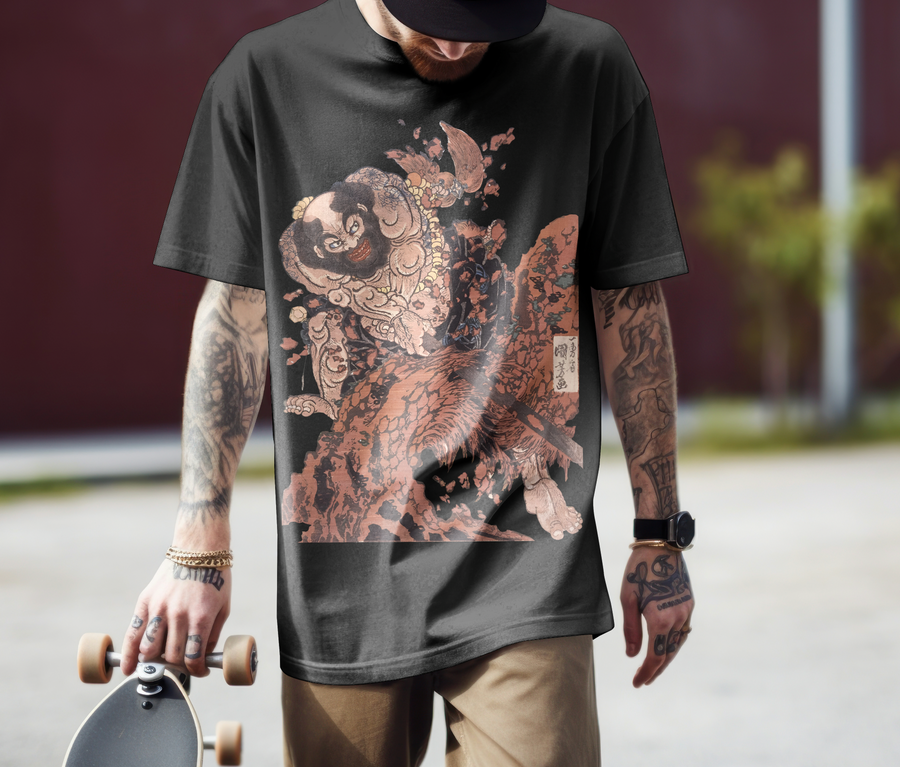 Ronin, Ukiyo-e - Playera de manga corta