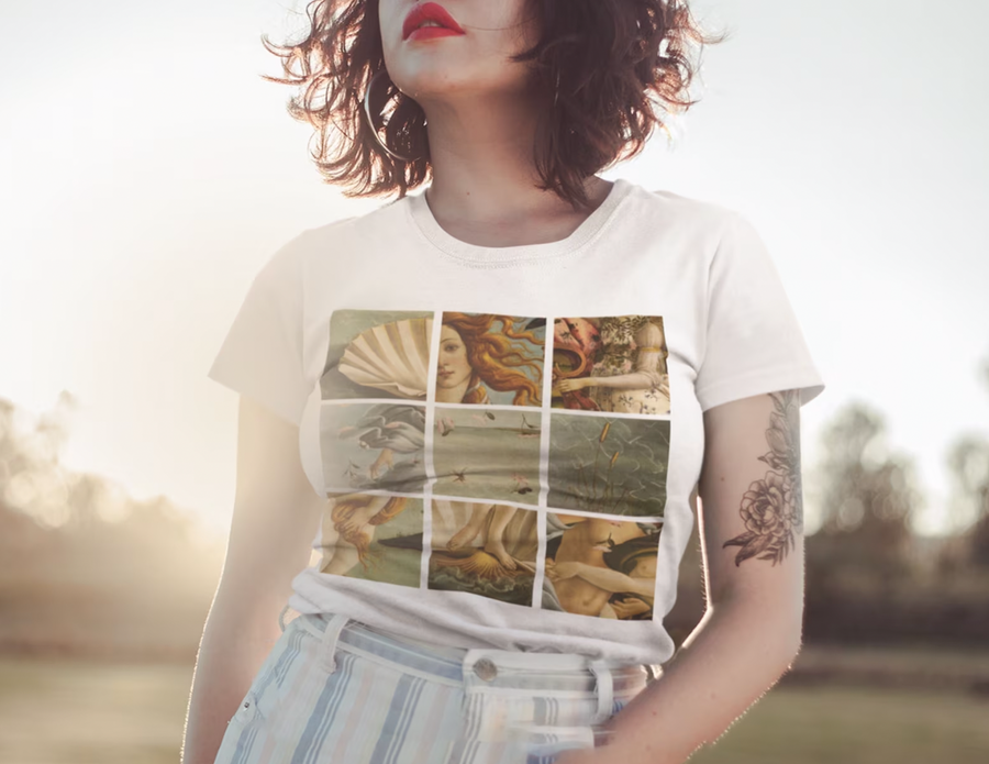 El Nacimiento de Venus  - Playera de manga corta