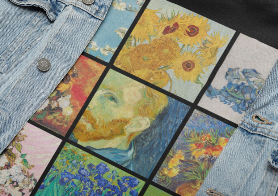 Vincent Van Gogh Flowers - Playera de manga corta