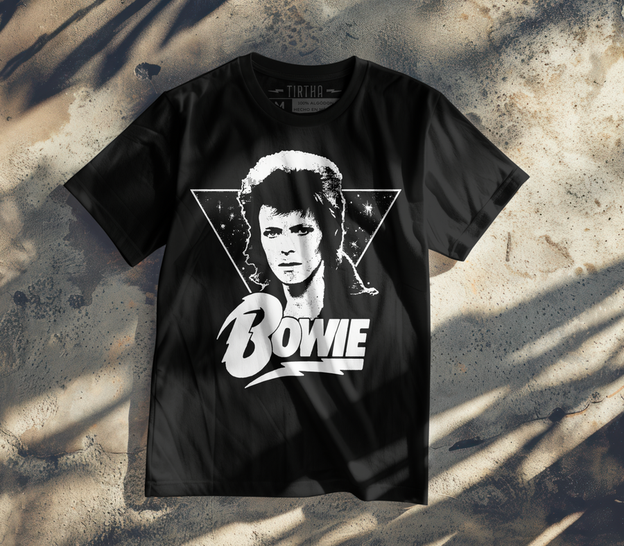 Bowie - Playera de manga corta