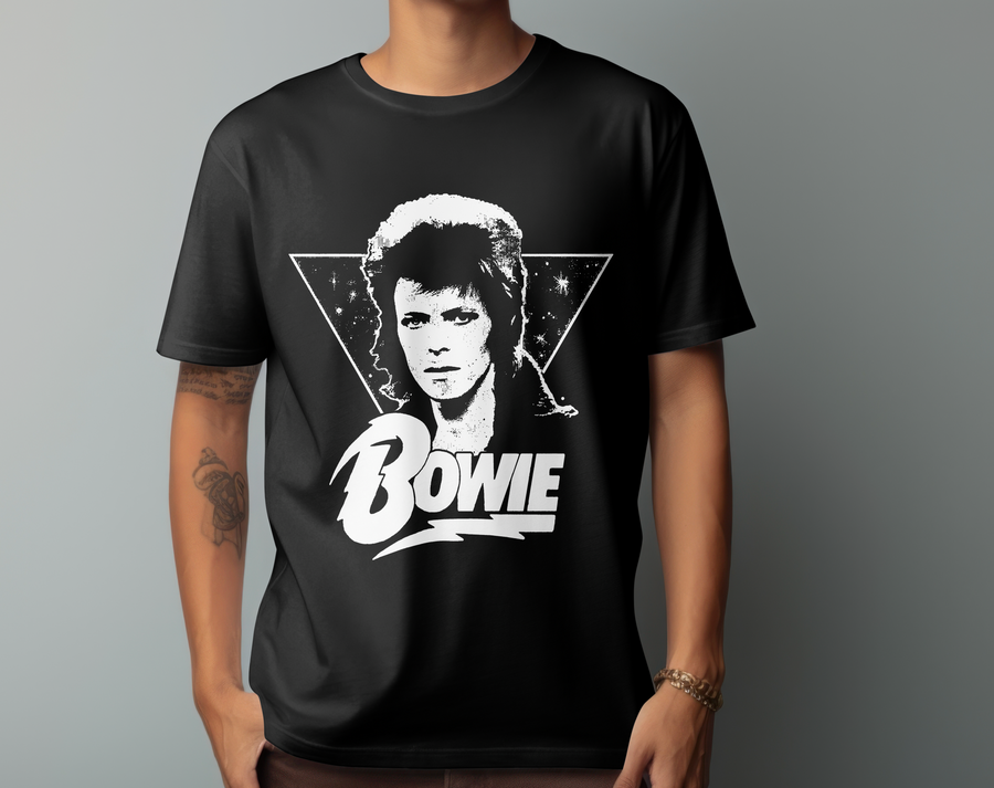 Bowie - Playera de manga corta