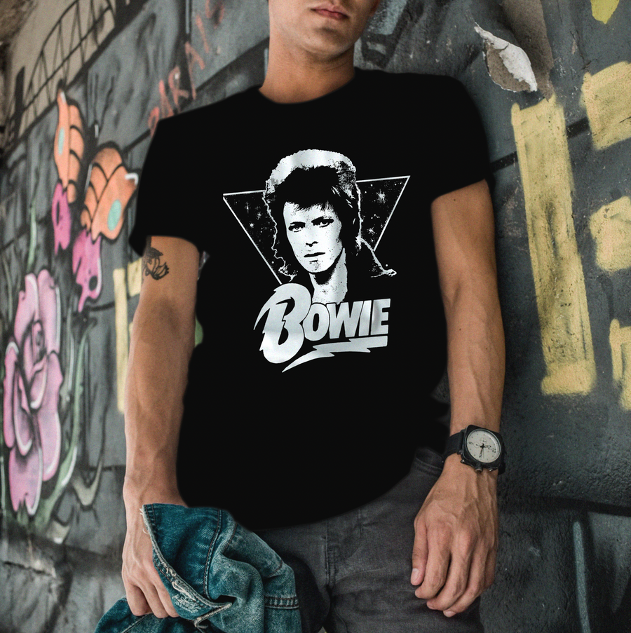 Bowie - Playera de manga corta