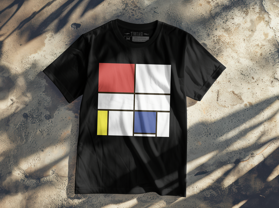 Piet Mondrian - Playera de manga corta
