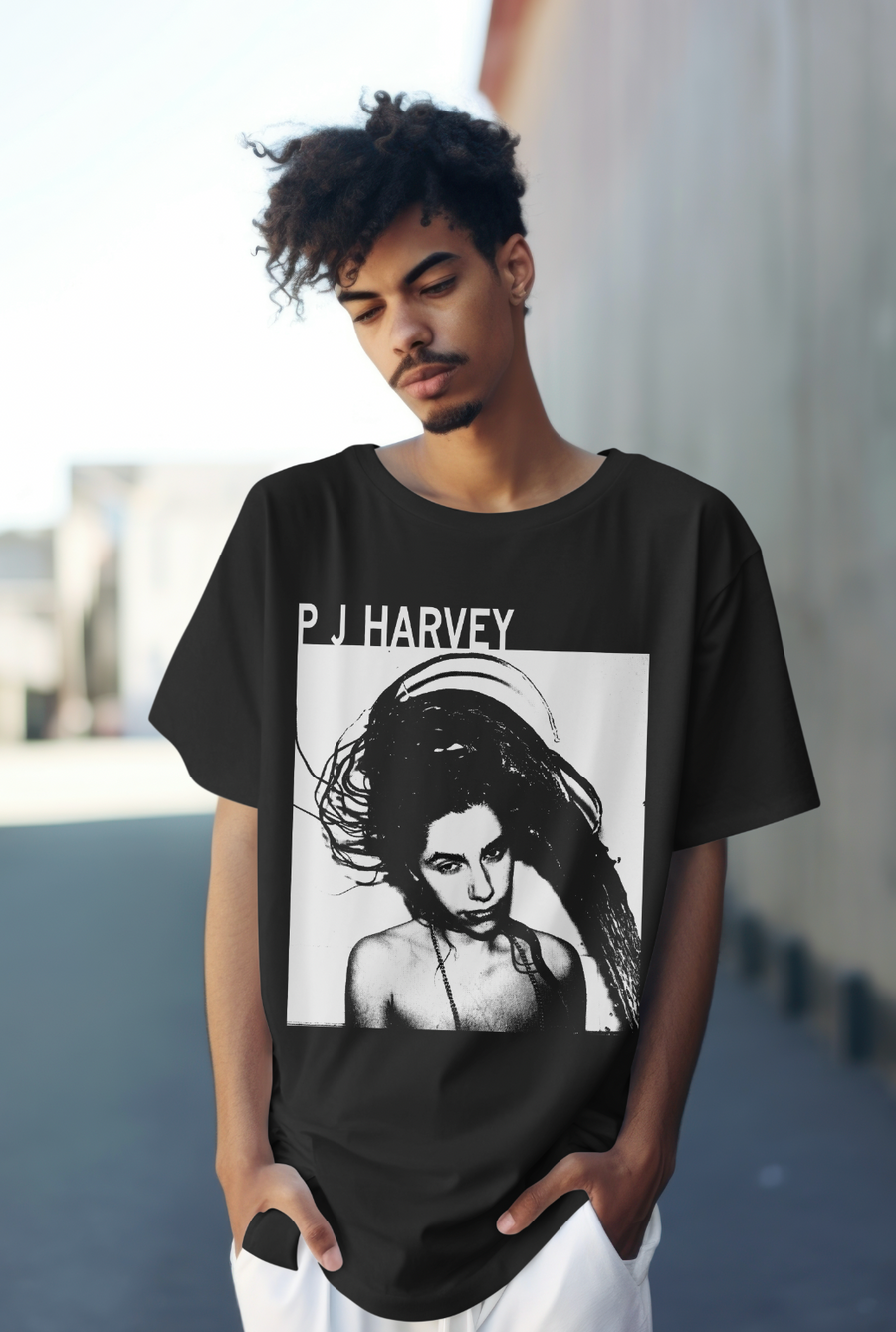 PJ Harvey- Playera de manga corta