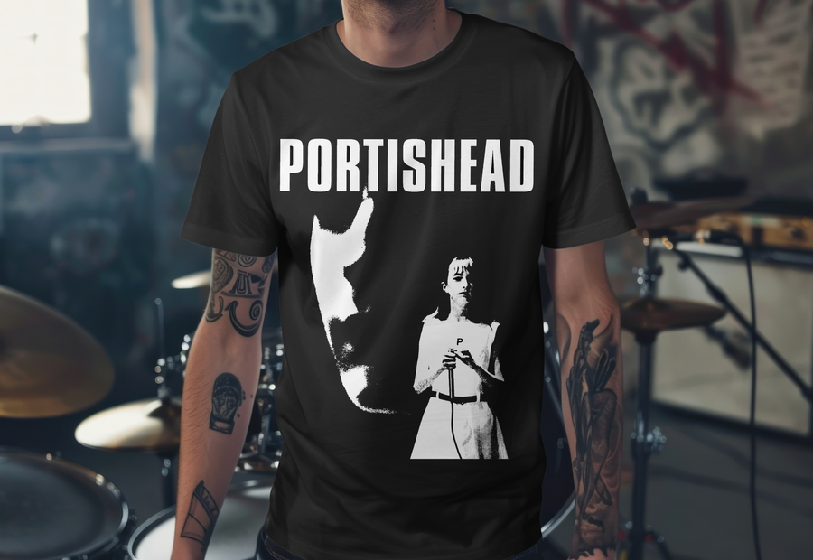 Portishead- Playera de manga corta