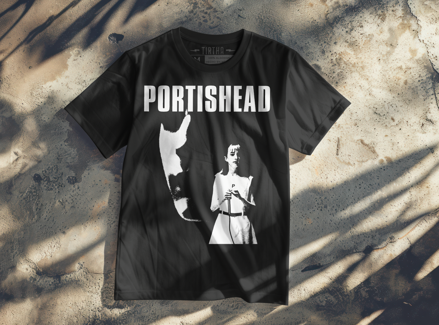 Portishead- Playera de manga corta