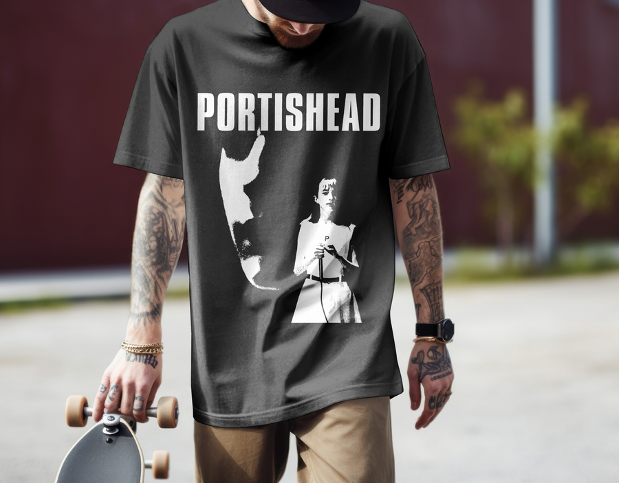 Portishead- Playera de manga corta