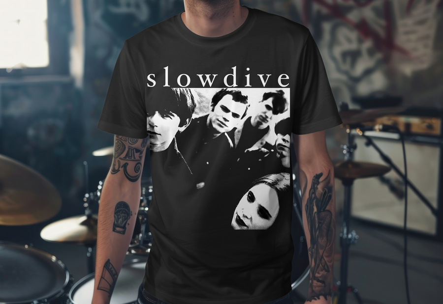 Slowdive - Playera de manga corta