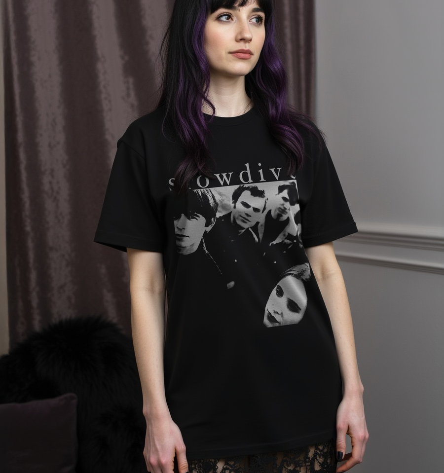 Slowdive - Playera de manga corta