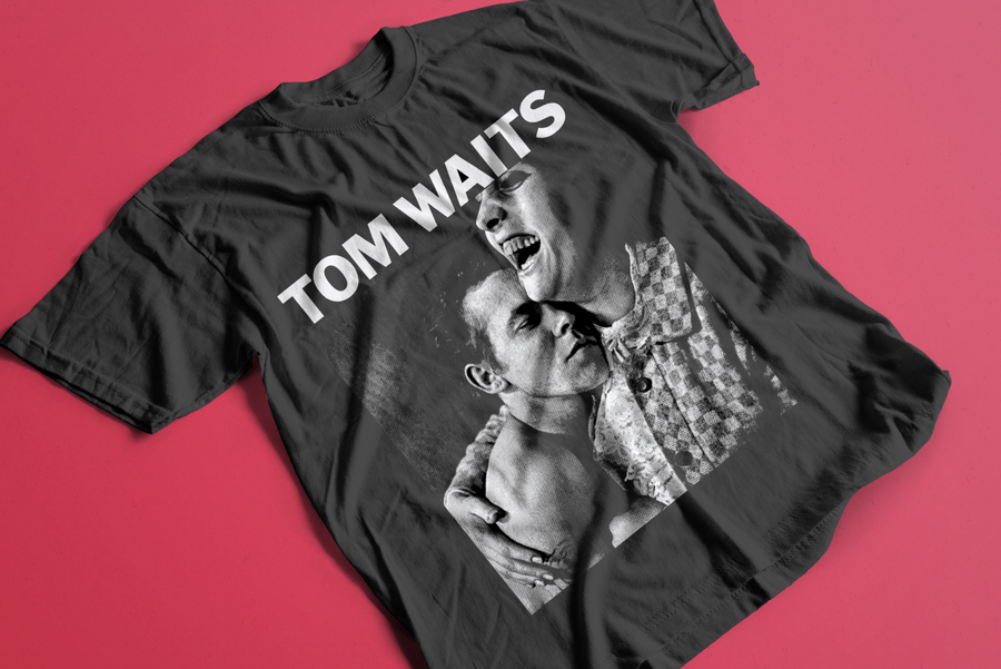 Tom Waits - Playera de manga corta