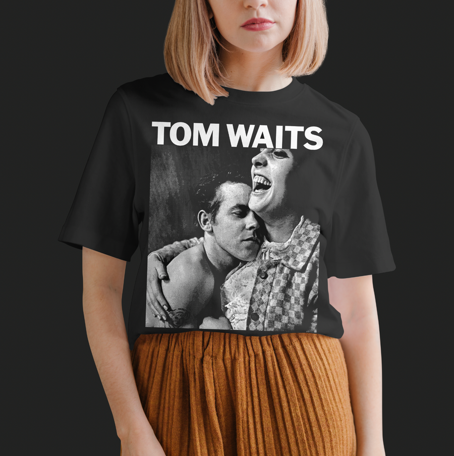 Tom Waits - Playera de manga corta