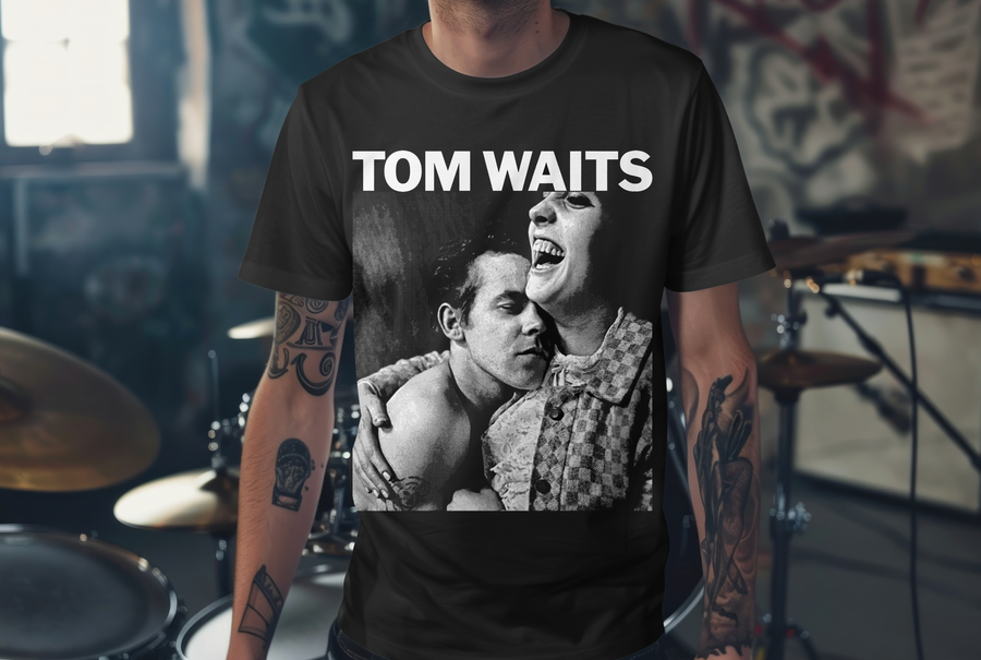 Tom Waits - Playera de manga corta