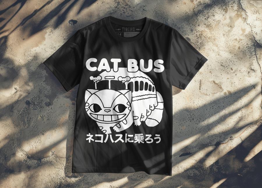 Cat Bus, Mi Vecino Totoro - Playera de manga corta