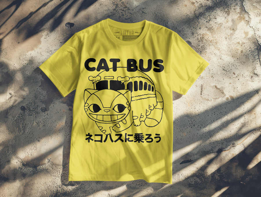 Cat Bus, Mi Vecino Totoro - Playera de manga corta