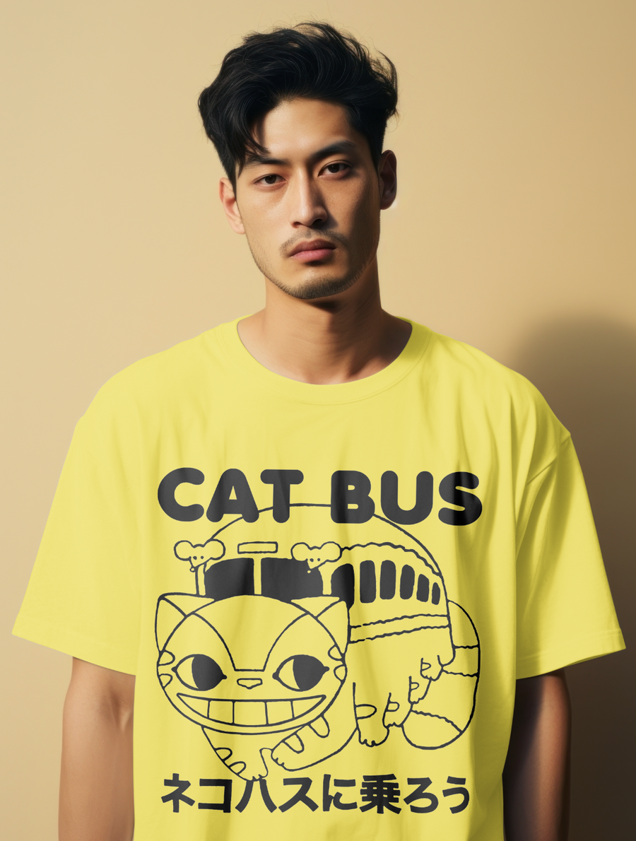 Cat Bus, Mi Vecino Totoro - Playera de manga corta