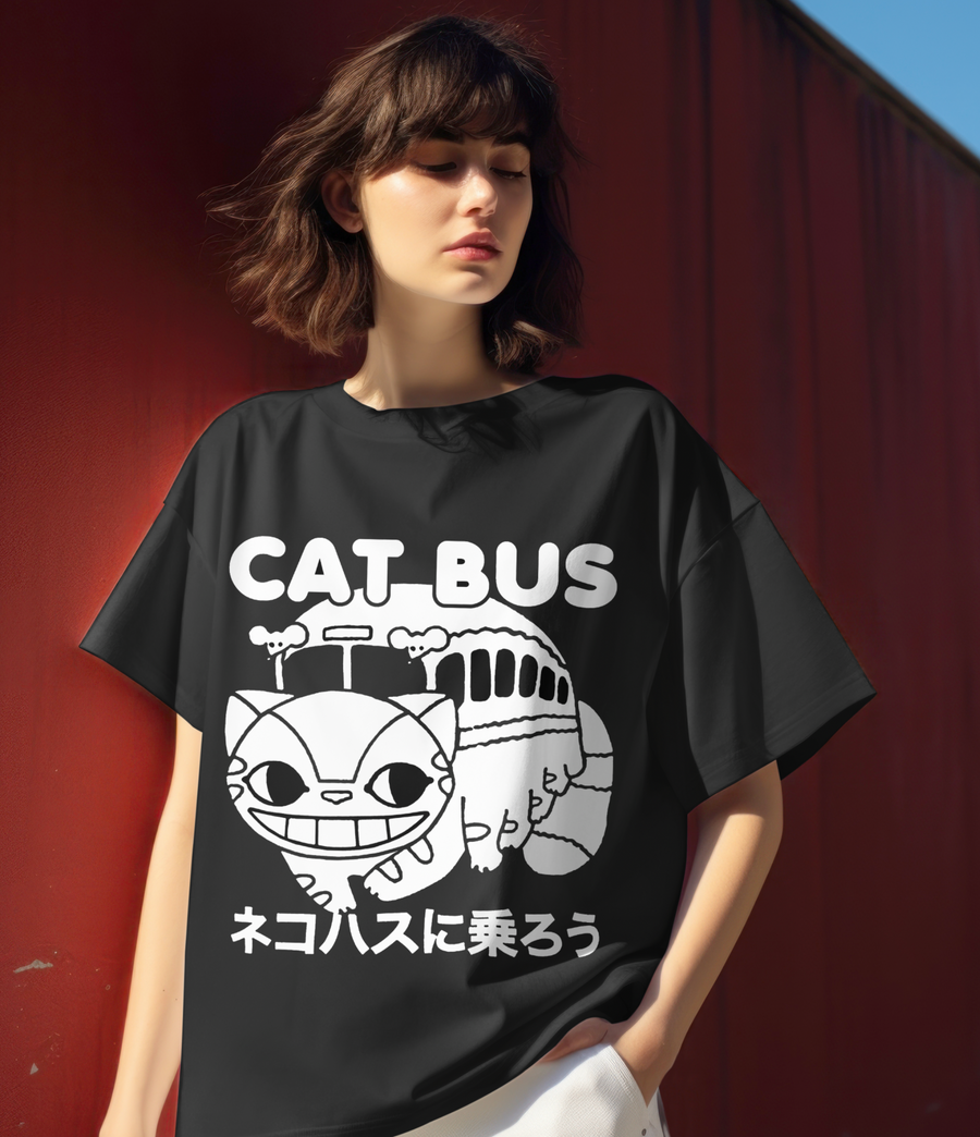 Cat Bus, Mi Vecino Totoro - Playera de manga corta