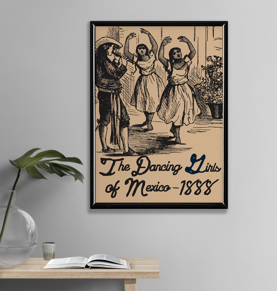 The Dancing Girls of Mexico - 1888