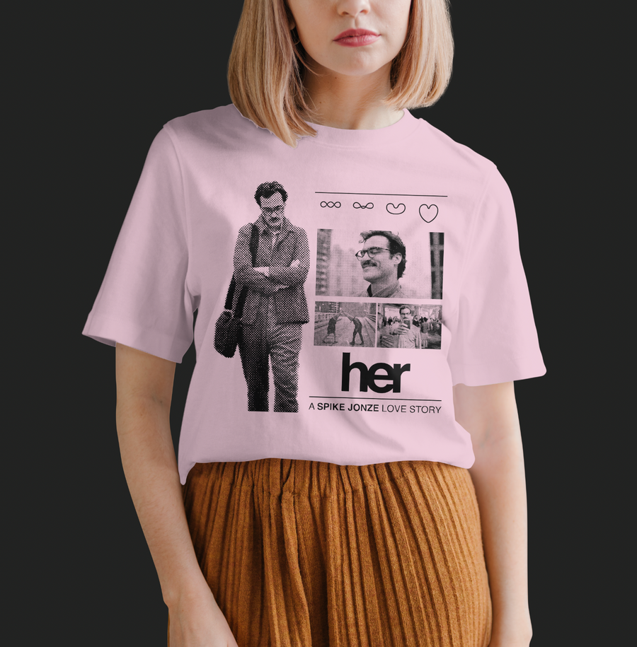 Her, Spike Jonze - Playera de manga corta