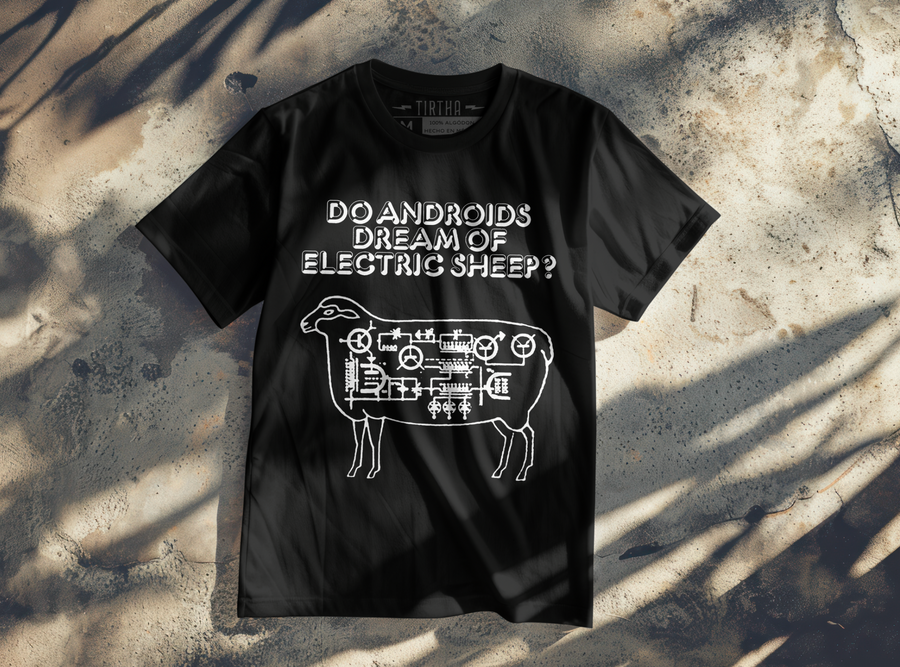 Do Androids dream of Electric Sheep, Phillip K. Dick- Playera de manga corta