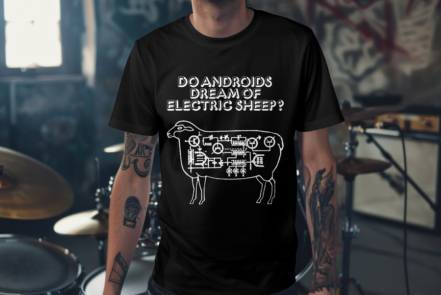 Do Androids dream of Electric Sheep, Phillip K. Dick- Playera de manga corta