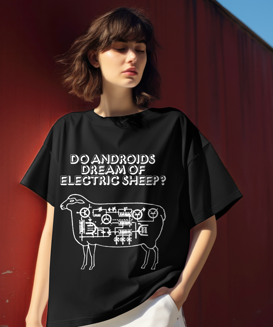 Do Androids dream of Electric Sheep, Phillip K. Dick- Playera de manga corta