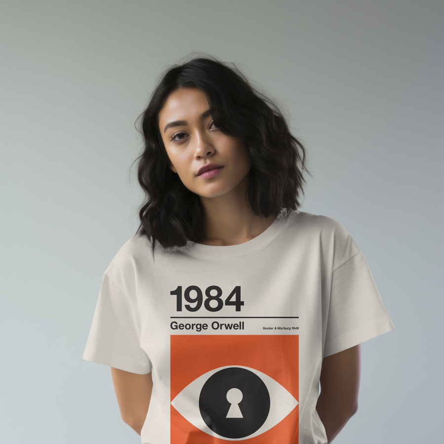 George Orwell 1984 - Playera de manga corta