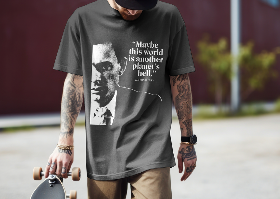 Aldous Huxley - Playera de manga corta