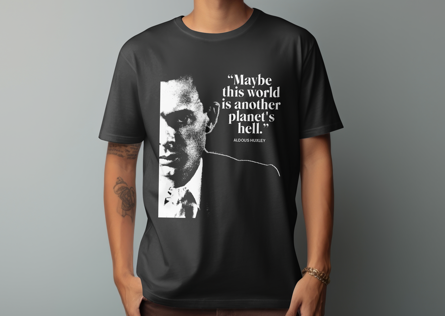 Aldous Huxley - Playera de manga corta