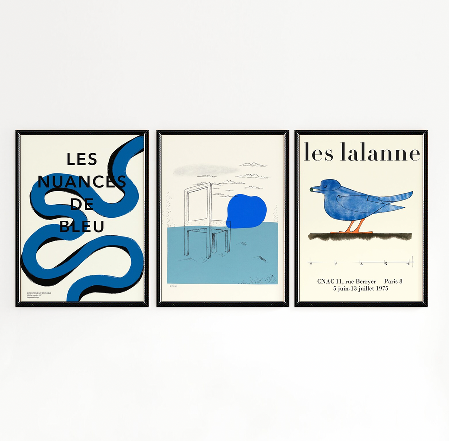 Set Arte Moderno Mis Century Azul
