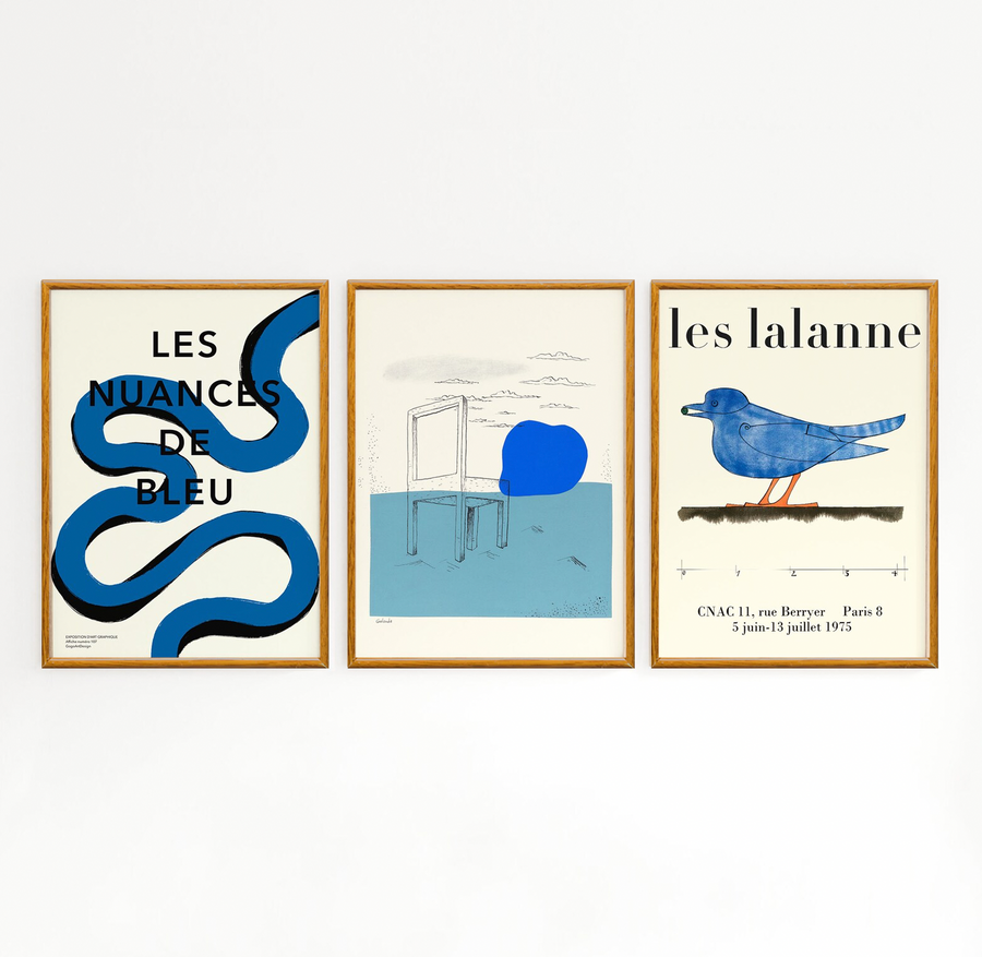 Set Arte Moderno Mis Century Azul