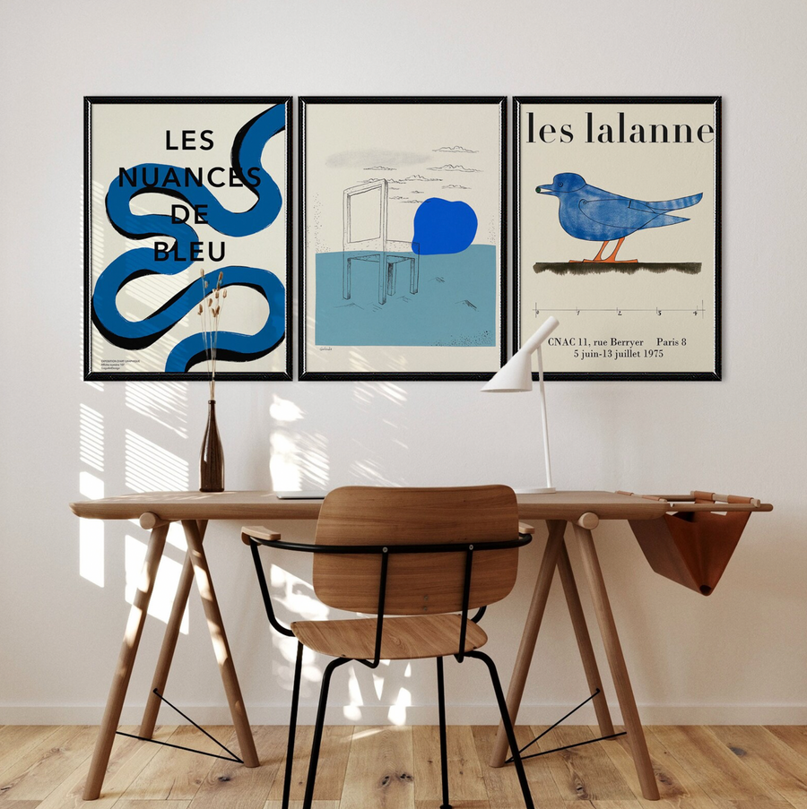 Set Arte Moderno Mis Century Azul