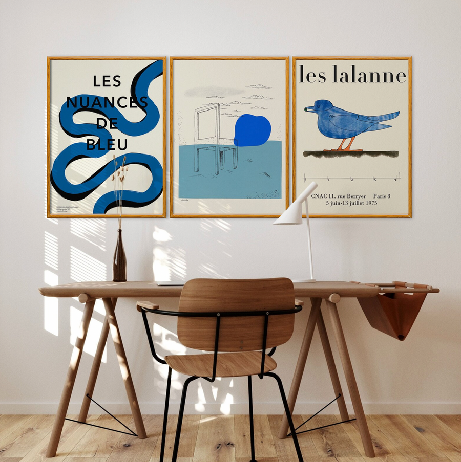 Set Arte Moderno Mis Century Azul