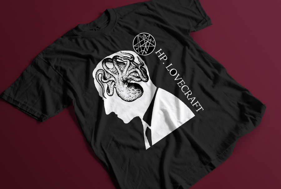 H. P. Lovecraft - Playera de manga corta