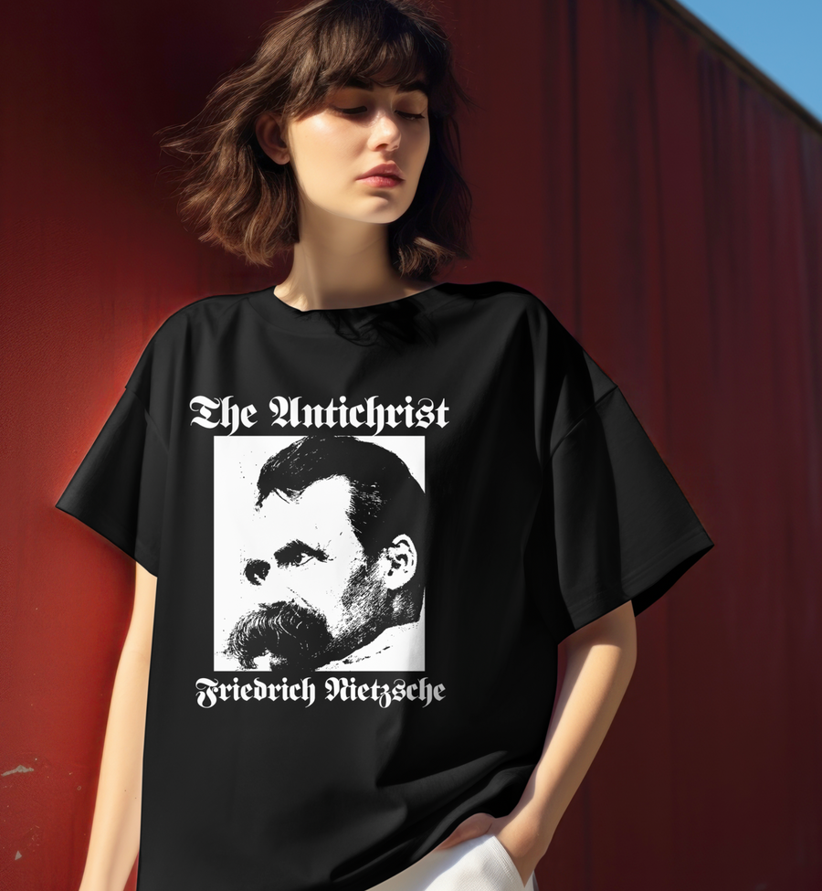 Friedrich Nietzsche, The Antichrist  - Playera de manga corta