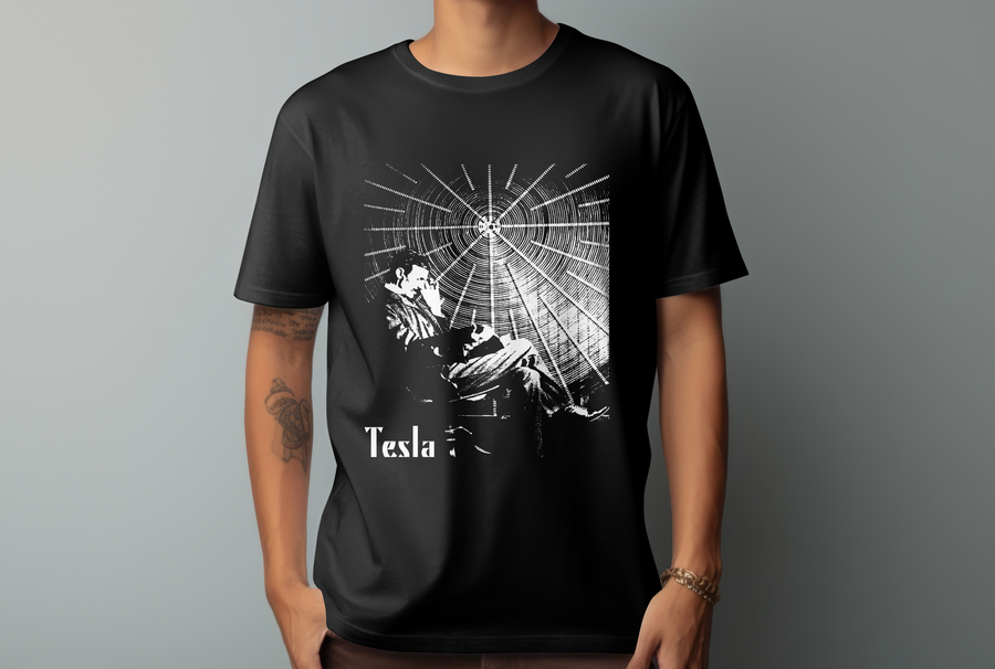 Nikola Tesla - Playera de manga corta