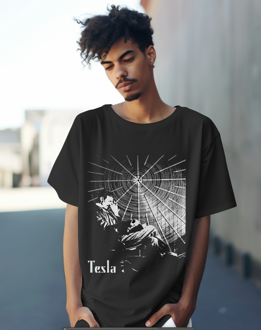 Nikola Tesla - Playera de manga corta
