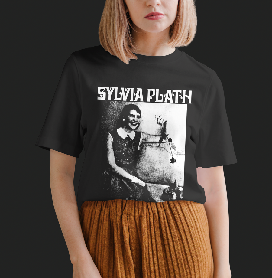 Sylvia Plath - Playera de manga corta