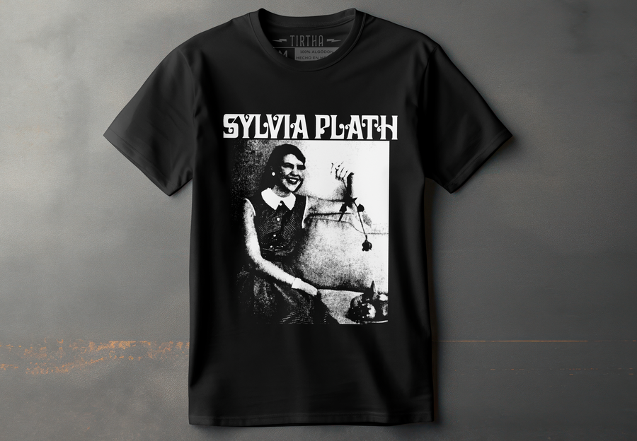 Sylvia Plath - Playera de manga corta