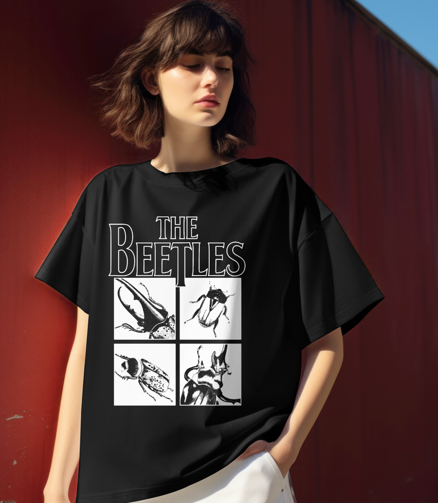 The Beetles - Playera de manga corta