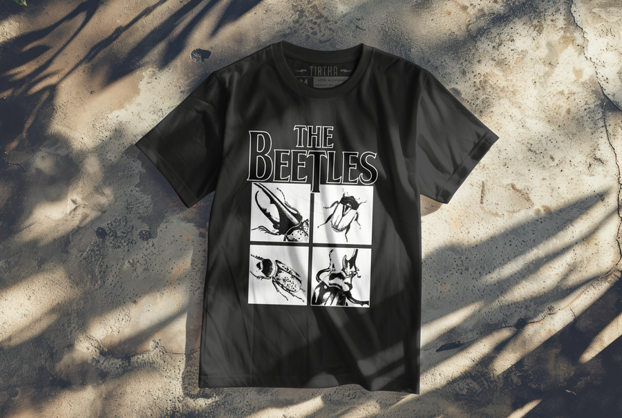 The Beetles - Playera de manga corta