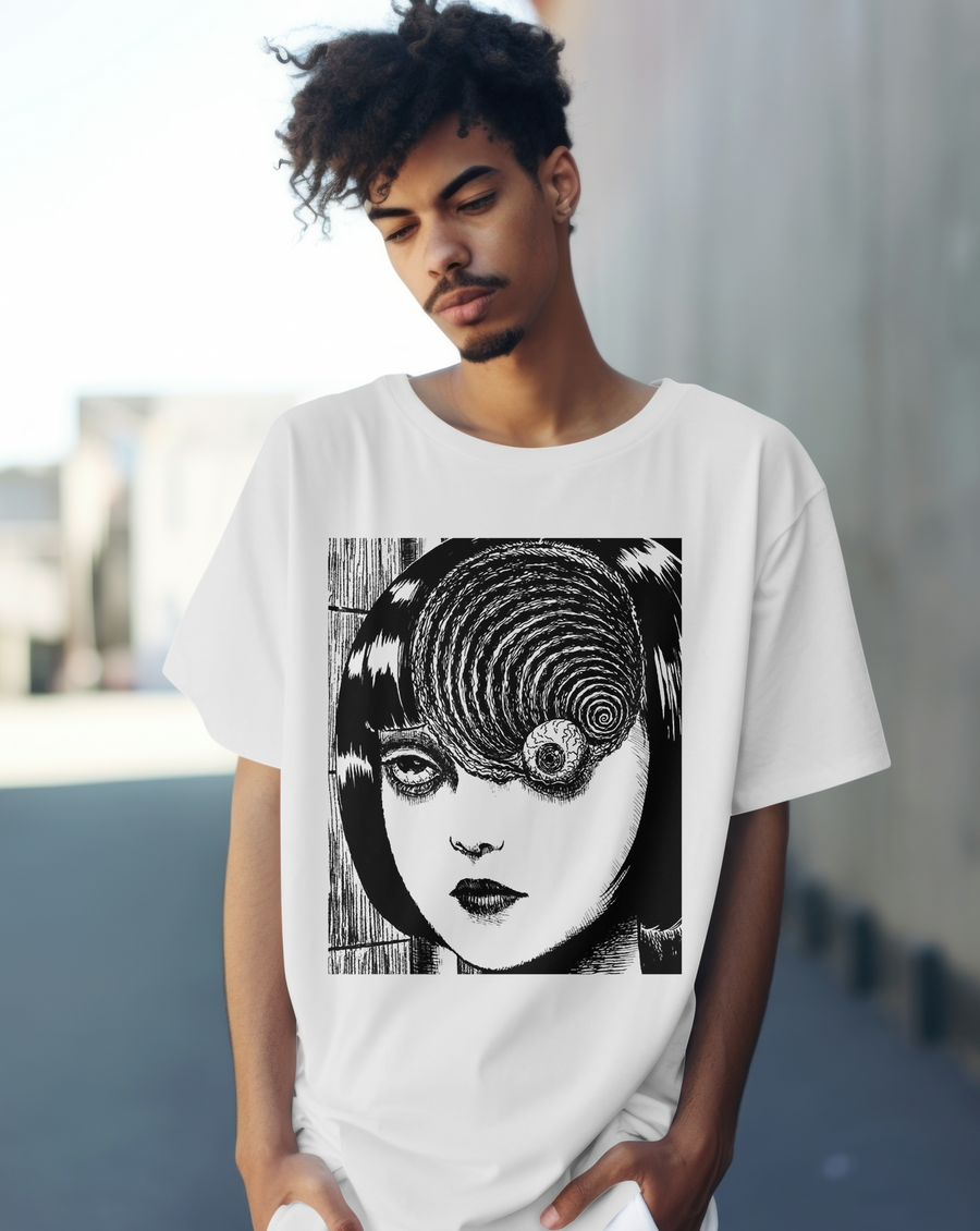 Uzumaki Espiral - Playera de manga corta