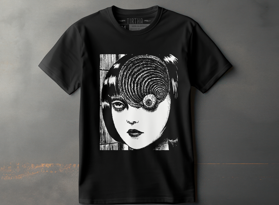 Uzumaki Espiral - Playera de manga corta