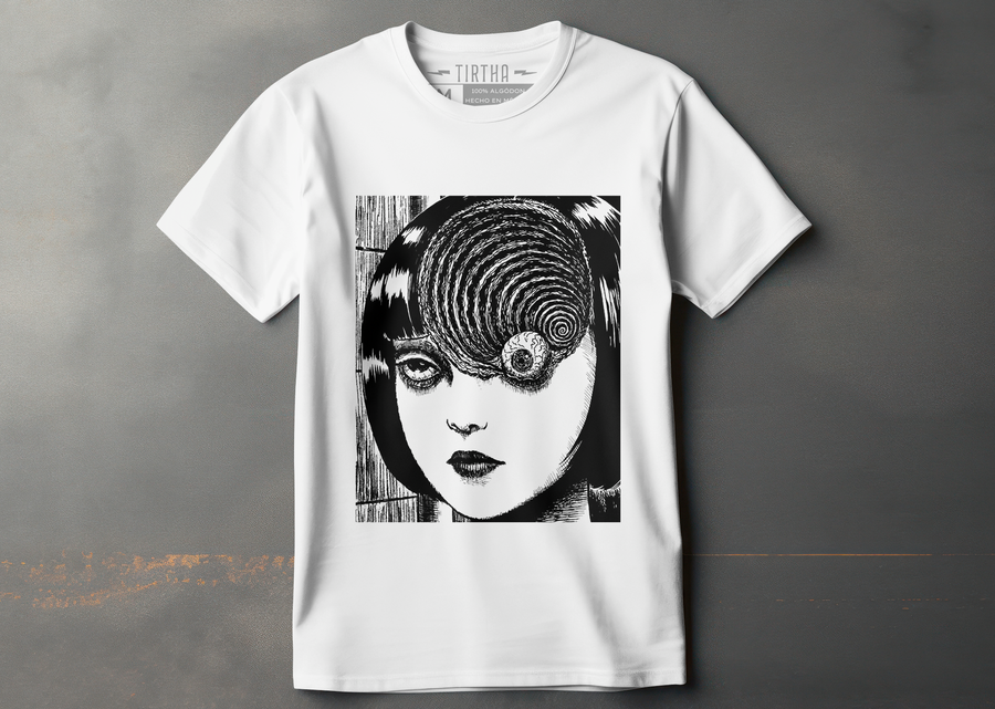 Uzumaki Espiral - Playera de manga corta