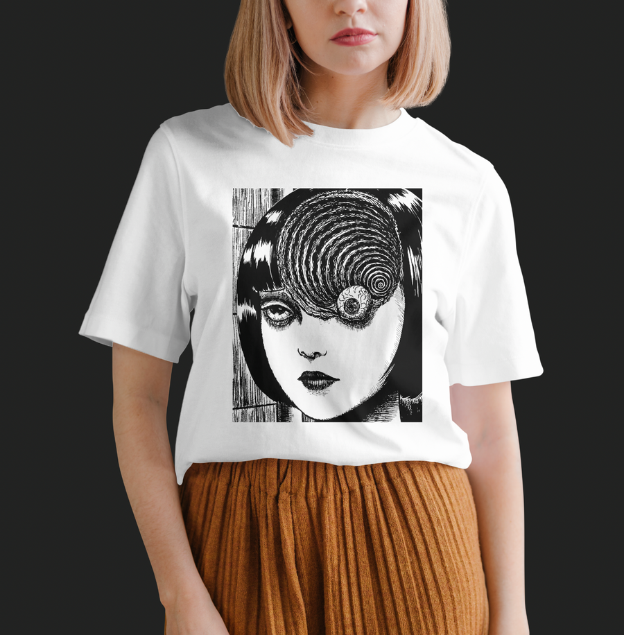 Uzumaki Espiral - Playera de manga corta